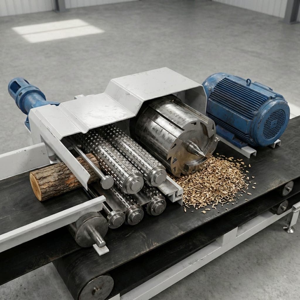 Principe de fonctionnement du broyeur à tambour — vue 3D