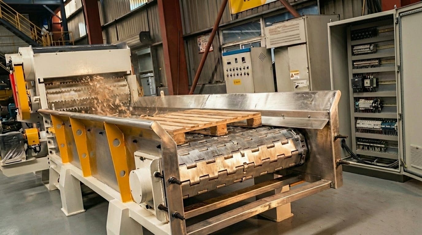 FS1300 broyage de palettes industriel