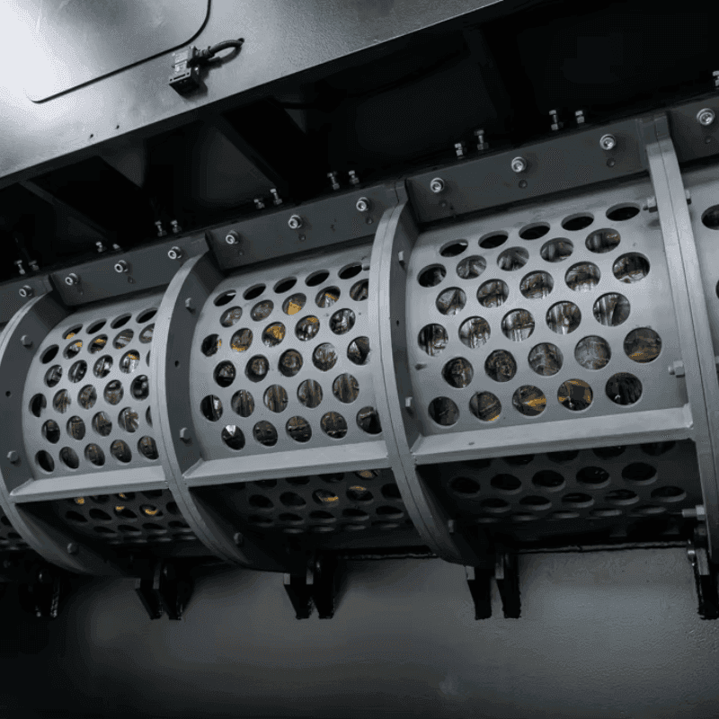 Grille de calibrage broyeur granulateur monorotor